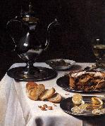 Pieter Claesz with Turkey ie oil